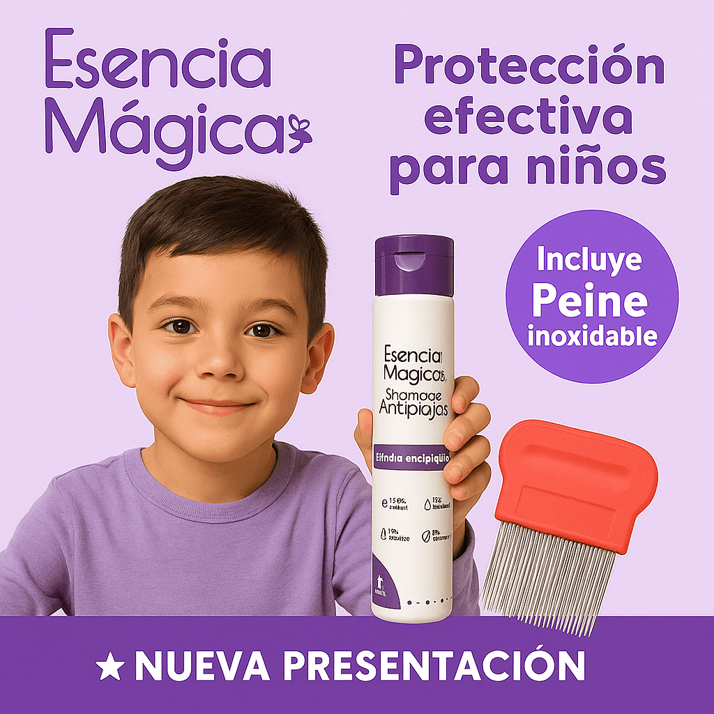 Esencia Mágica: Dile adiós a los piojos desde el primer baño